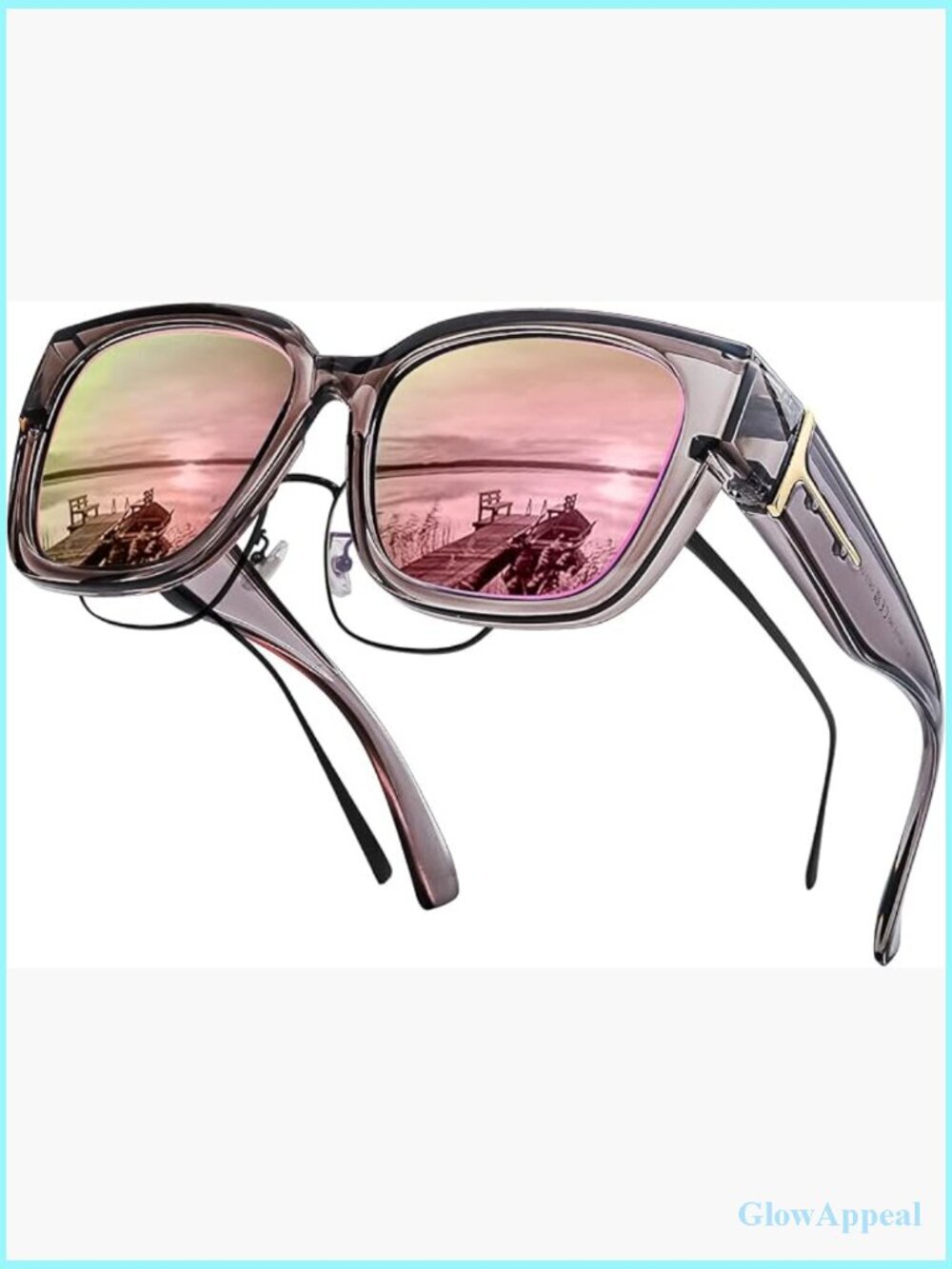 Fit Over Sunglasses Oversized Square UV Protection